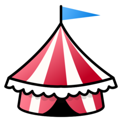 Emojidex circus tent emoji image