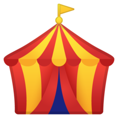 Google circus tent emoji image