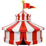 IOS/Apple circus tent emoji image