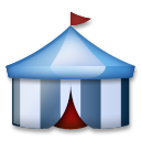 LG circus tent emoji image