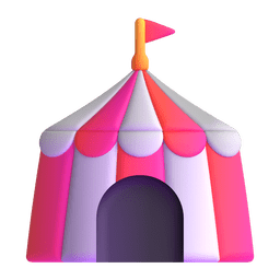 Microsoft Teams circus tent emoji image