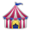 Sony Playstation circus tent emoji image