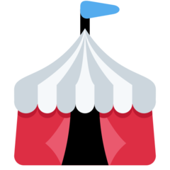 Twitter circus tent emoji image