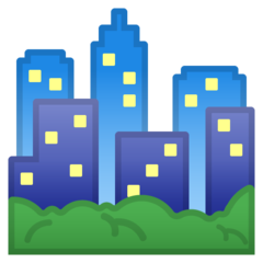 Google cityscape emoji image