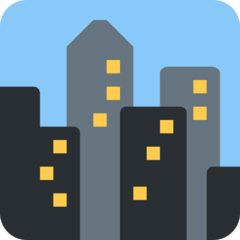 Twitter cityscape emoji image