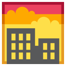HTC cityscape at dusk emoji image