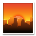 LG cityscape at dusk emoji image