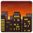 Samsung cityscape at dusk emoji image