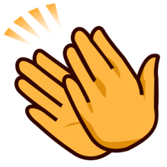 Emojidex clapping hands sign emoji image