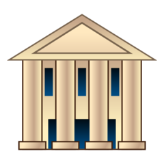 Emojidex classical building emoji image