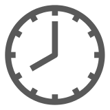 Docomo clock face eight oclock emoji image
