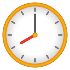 Emojidex clock face eight oclock emoji image