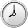 Samsung clock face eight oclock emoji image