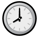 SoftBank clock face eight oclock emoji image