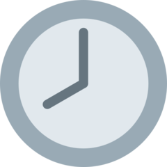 Twitter clock face eight oclock emoji image