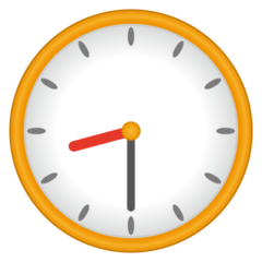 Emojidex clock face eight-thirty emoji image