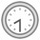 HTC clock face eight-thirty emoji image