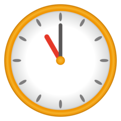 Emojidex clock face eleven oclock emoji image