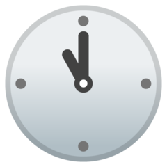 Google clock face eleven oclock emoji image