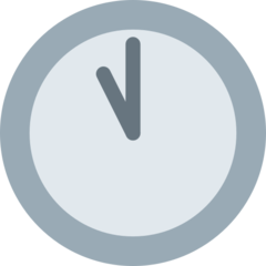 Twitter clock face eleven oclock emoji image