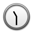 LG clock face eleven-thirty emoji image