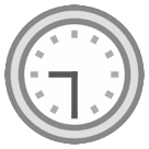 HTC clock face nine-thirty emoji image