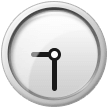 Samsung clock face nine-thirty emoji image