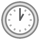 HTC clock face one oclock emoji image
