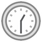 HTC clock face one-thirty emoji image