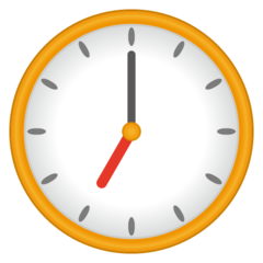 Emojidex clock face seven oclock emoji image