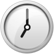 Samsung clock face seven oclock emoji image