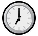 SoftBank clock face seven oclock emoji image