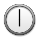 LG clock face six oclock emoji image