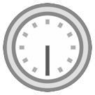 HTC clock face six-thirty emoji image