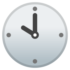 Google clock face ten oclock emoji image