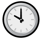 SoftBank clock face ten oclock emoji image