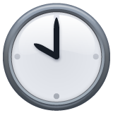 Whatsapp clock face ten oclock emoji image
