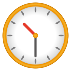 Emojidex clock face ten-thirty emoji image