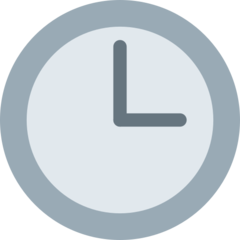 Twitter clock face three oclock emoji image