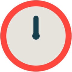Mozilla clock face twelve oclock emoji image