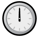 SoftBank clock face twelve oclock emoji image
