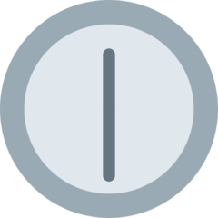 Twitter clock face twelve-thirty emoji image