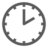 Docomo clock face two oclock emoji image