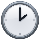 Whatsapp clock face two oclock emoji image
