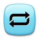 LG clockwise rightwards and leftwards open circle arrows emoji image
