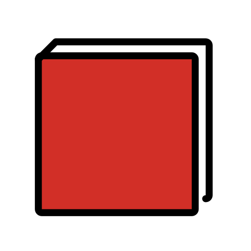 Openmoji closed book emoji image