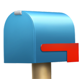 IOS/Apple closed mailbox with lowered flag emoji image