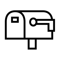 Noto Emoji Font closed mailbox with lowered flag emoji image