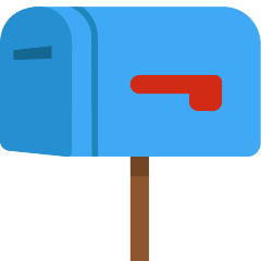 Skype closed mailbox with lowered flag emoji image