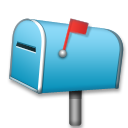 LG closed mailbox with raised flag emoji image